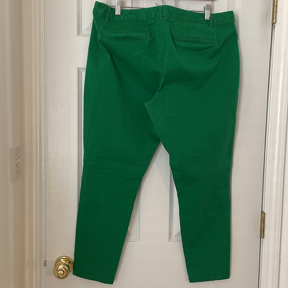 Talbots Green Chino Pants - Women's - Picture 2 of 5